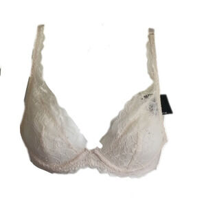 𝅺wingslove Bra Lace Underwire Nude